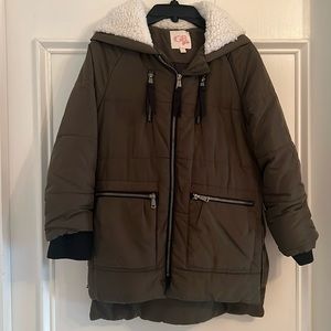 Girls GB Girls green winter coat